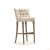 2020s Leaze Bar Stool in Cream For Sale - Image 5 of 5