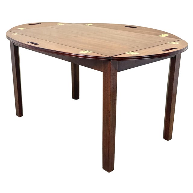 Oval Mahogany Butler's Tray on Stand, 1790s For Sale - Image 11 of 15