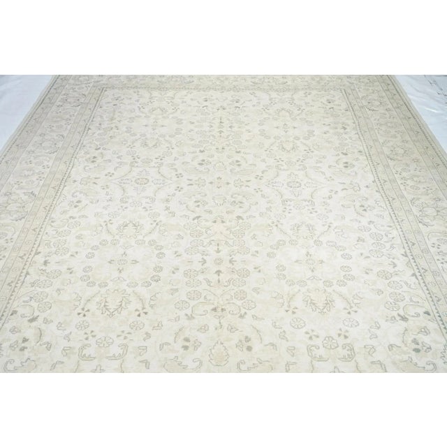 Vintage Persian Tabriz Rug 7'9'' X 11'3'' For Sale - Image 10 of 11