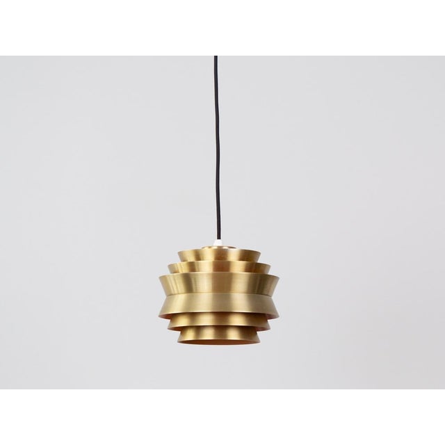 Vintage Swedish Trava Pendant Lamps by Carl Thore for Granhaga Metallindustri, 1960s, Set of 2 For Sale - Image 6 of 17