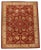 Red & Yellow Sheep Wool Rug For Sale