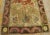 1900s Brown Floral Antique Fan Arc Border American Folk Art Hooked Small Rug For Sale - Image 13 of 15