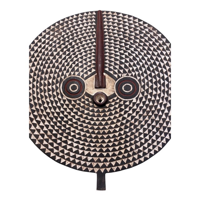 Vintage Large African Bobo/Bwa Tribal Dance Sun Mask/Sculpture 30" H For Sale - Image 4 of 7