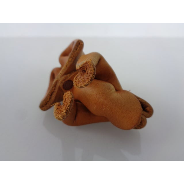 Handmade Leather Frog from Deru Wiesbaden, Germany, 1960s For Sale - Image 13 of 17