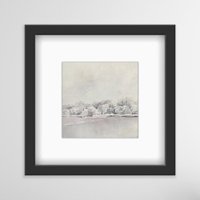 Contemporary Agnieszka Staak-Janczarska, Winter Landscape, Watercolour, 2017 For Sale - Image 3 of 7