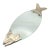 Vintage BMF/ Fritz Nagel Style Glass and Metal Fish Platter For Sale