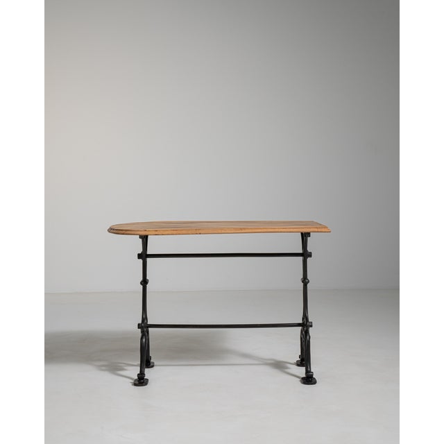 Cast Iron Bistro Table, Antique, France, Circa 1900 For Sale - Image 4 of 17