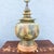 Mid-Century Modern Vintage Ceramic and Wood Olive Green Earth-Tone Table Lamp For Sale - Image 3 of 8