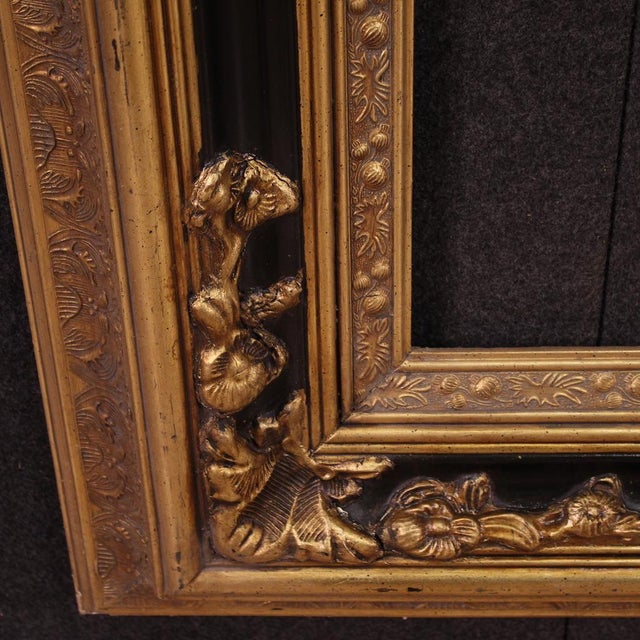 Large Vintage Lacquered and Gilded Frame, 1990 For Sale - Image 12 of 16
