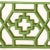Contemporary Schumacher Zanzibar Trellis Tape in Jade For Sale - Image 3 of 4