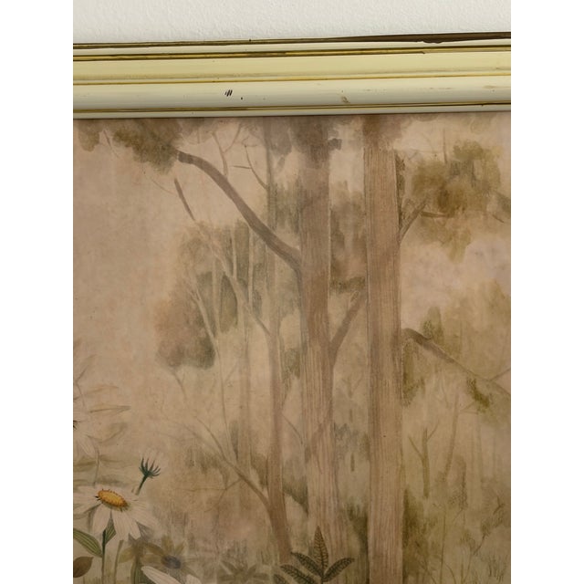 Vintage 1970s F. Massa “Splendors of Nature” Floral Daisy & Butterfly Framed Print For Sale - Image 14 of 14