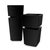 Black Mirrored Pedestal Short For Sale In Chicago - Image 6 of 9