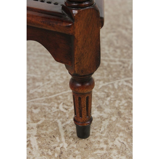 Pair of Theodore Alexander Mahogany 3 Tier Tables For Sale - Image 14 of 16