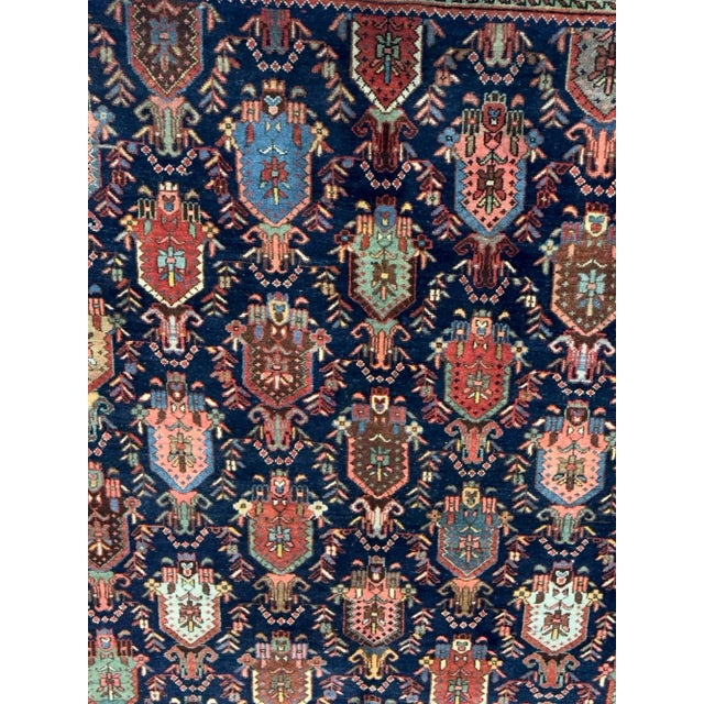 Late 19th Century Antique Persian Bidjar Rug 4'10" X 7’0" For Sale - Image 5 of 8