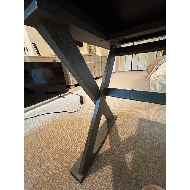 Arteriors Cerused Wood Campaign Style Writing Desk For Sale - Image 9 of 13