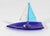 Vintage Modern Murano Glass Model of Sailing Ships For Sale - Image 18 of 18