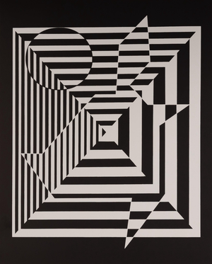 Victor Vasarely, YABLAPOUR II, Lithograph