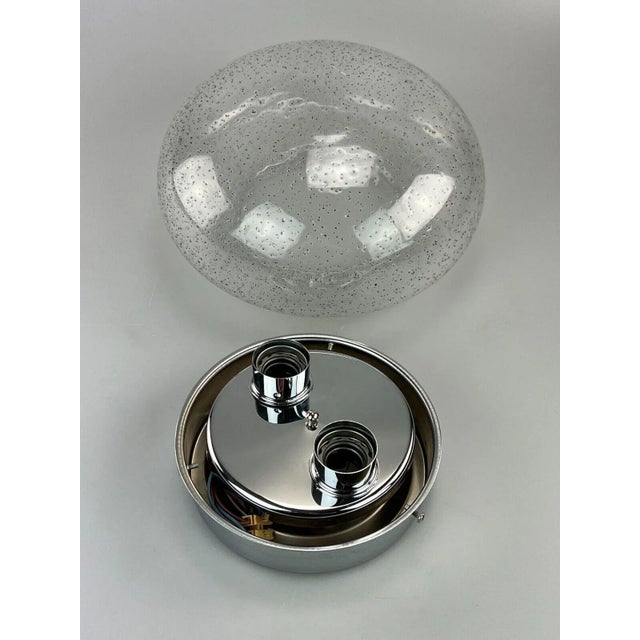 Mid-Century Modern Space Age Ceiling or Wall Lamp from Hillebrand Lighting, 1970s For Sale - Image 3 of 12