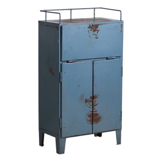 Vintage Metal Workshop Cabinet, 1950 For Sale