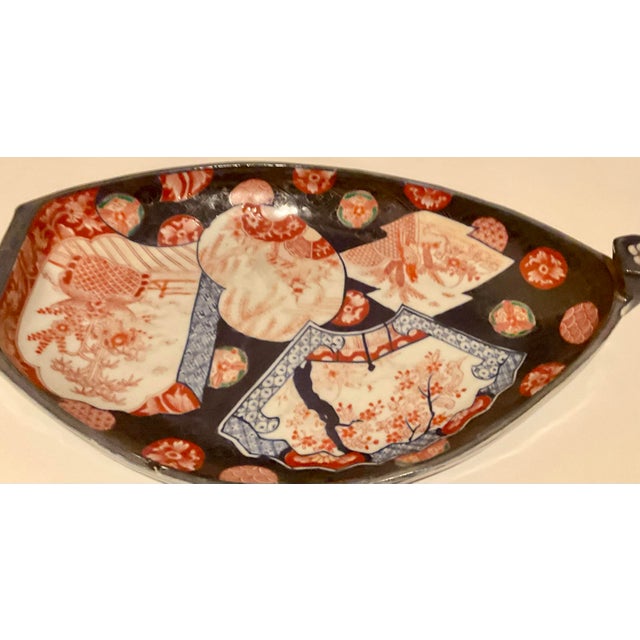 Japanese Antique Japanese Imari Porcelain Dish Period: Meiji Era (1868–1912) For Sale - Image 3 of 18
