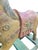 Traditional Vintage Solid Wood Carved Pastel Colored Decorative Rocking Horse Decor Statue For Sale - Image 3 of 8