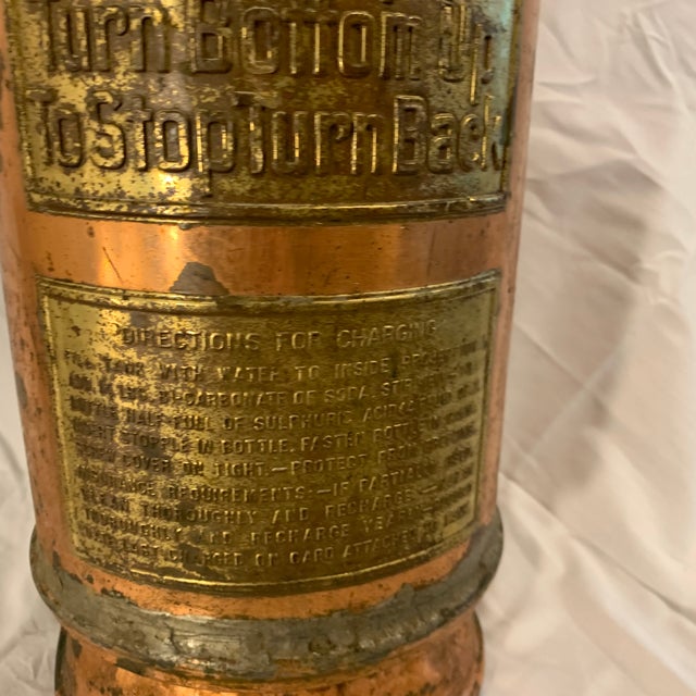 Antique Knight & Thomas Copper Fire Extinguisher Chairish