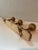 Rustic European Vintage French Faux Bamboo Coat Hooks - For Sale - Image 3 of 3