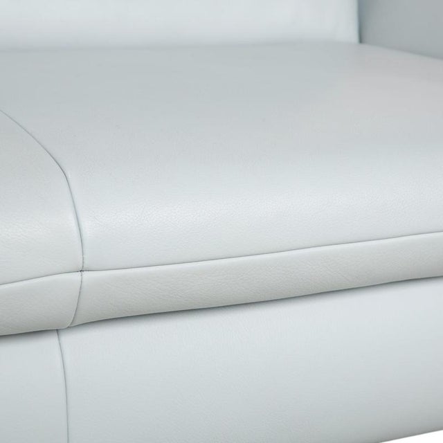 Blue Rossini 2-Seater Sofa and Armchair in Light Blue Fabric from Koinor, Set of 2 For Sale - Image 8 of 18