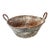 19th Century Monumental Hand-Hammered Primitive Copper Basin For Sale