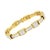 Contemporary 14K Yellow Gold Princess and Baguette-Cut Diamond Box-Link Bracelet(10.75 cttw,G-H Color,VS2-SI1 Clarity) For Sale - Image 3 of 7
