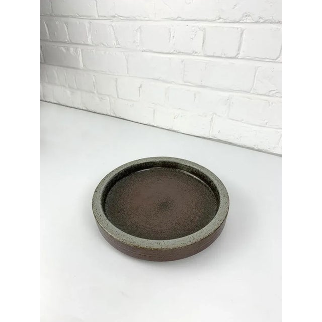 Large Danish Ceramic Dish Bowl by Per Linnemann-Schmidt for Palshus, 1960s For Sale - Image 9 of 12