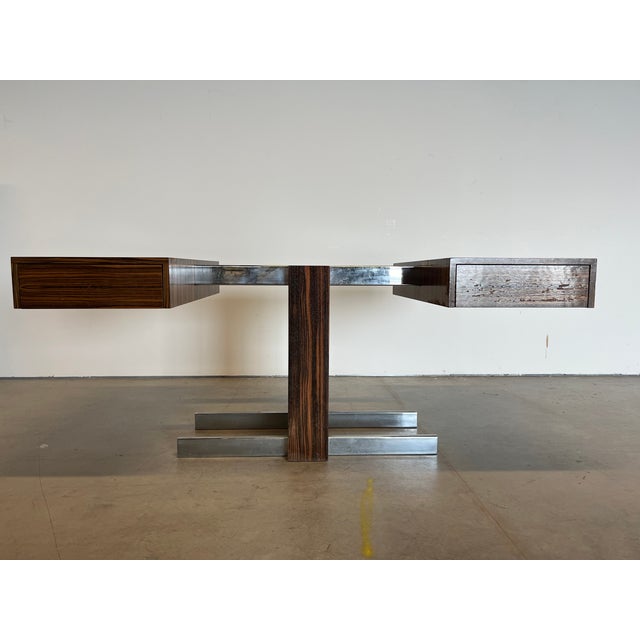 1960s Mid-Century Cantilevered Style Rosewood Desk For Sale - Image 10 of 10