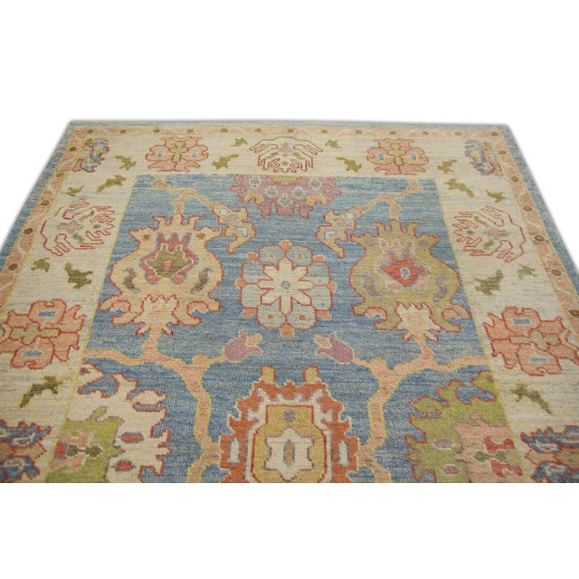 Early 21st Century Modern Turkish Oushak Rug 6'5" x 9'10" For Sale - Image 5 of 7