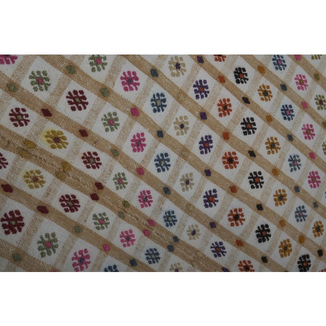 Textile Turkish Jajim Kilim Rug 7'5'' X 10' For Sale - Image 7 of 10