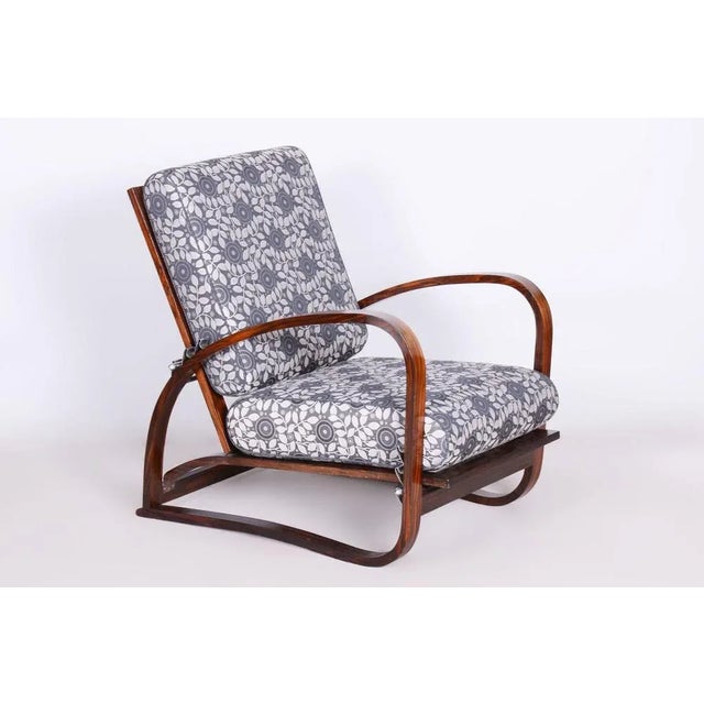 Art Deco Reclining Armchair by Jindřich Halabala for Up Závody, 1920s For Sale - Image 13 of 13