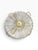 Glass Vintage Glass Lazy Susan Serving Tray With Gold-Tone Divided Insert For Sale - Image 7 of 7