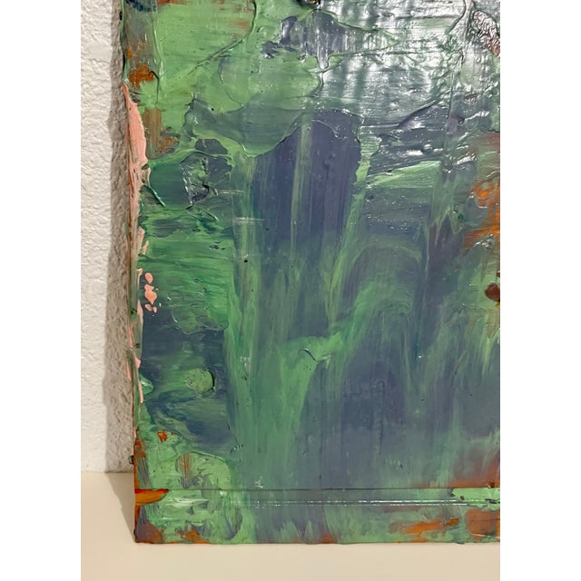 1990s Francine Tint, Modernist Gestural Abstract Color Field Painting Woman Artist Francine Tint, 1999 For Sale - Image 5 of 15