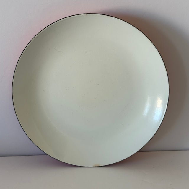 1960s Mid-Century Modern Catherineholm Rune Fence Post Sticks Casserole Dutch Oven W Lid Orange & White For Sale - Image 13 of 13