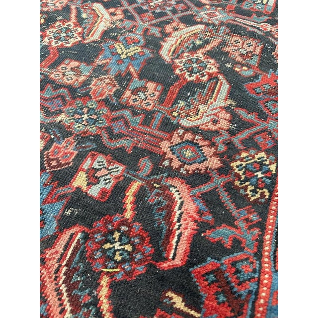 Small Antique Malayer Fragment Rug For Sale - Image 15 of 18