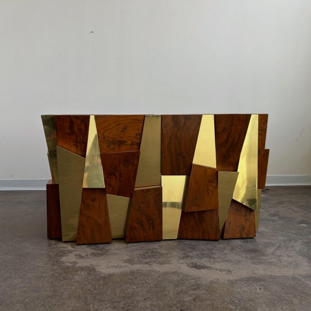 Paul Evans Cityscape Multifaceted Console or Dining Table Base, Pe 300 Series For Sale - Image 11 of 11