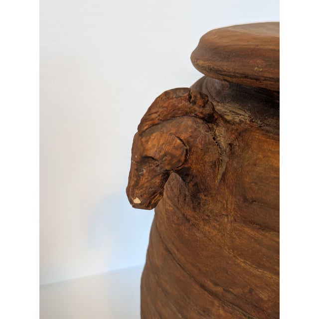 Rustic Hand Coiled Horsehead Urn Signed by Priscilla Hoback For Sale In Santa Fe - Image 6 of 12