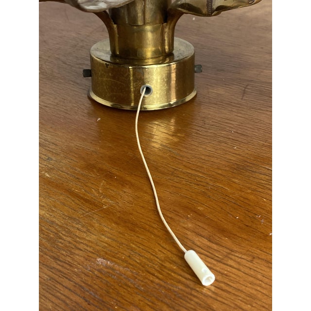 Flower Wall Sconce attributed to Willy Daro for Massive, 1970s For Sale - Image 11 of 14