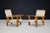 Italian Pine and Woven Cord Lounge Chairs, 1970s, Set of 2 For Sale - Image 12 of 17