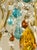 Vintage Florentine 6-Light Chandelier in Gilded Iron with Crystals and Murano Glass Pendants, 1950s For Sale - Image 10 of 14
