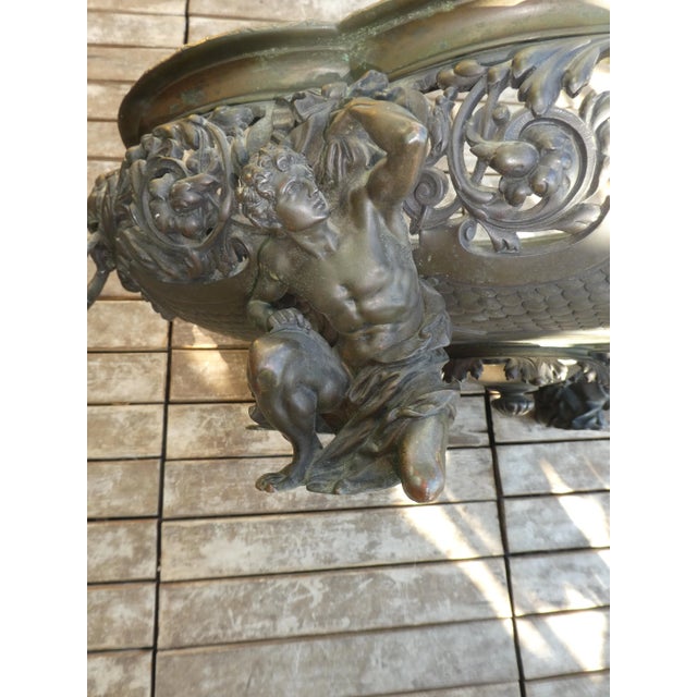 19th Century Antique French Bronze Centerpiece For Sale - Image 11 of 13