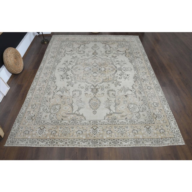 Vintage Persian Hand-Knotted area rug is a semi-antique vintage area rug. The '70s Eastern region of Anatolian's unique...