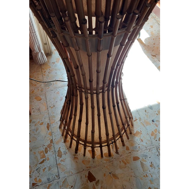 Franco Albini Bamboo Floor Lamp by Franco Albini for Vivai Del Sud, 1960s For Sale - Image 4 of 8