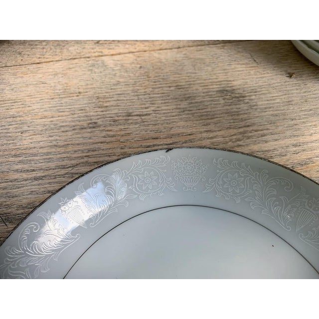 White Crown Victoria Lovelace Fine China - Set of 75 Pieces For Sale - Image 8 of 10