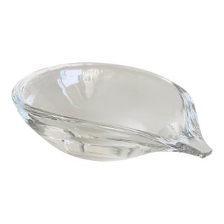 Steuben Teardrop Cigar Ashtray or Bowl, 1990s For Sale