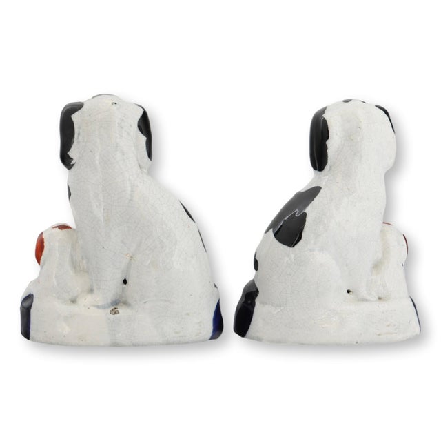 19th Century Staffordshire King Charles Dogs W/Pups For Sale In Los Angeles - Image 6 of 6
